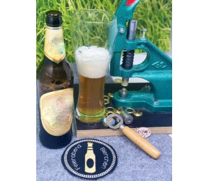 Stickdatei ITH - Untersetzer Feierabend Bierchen